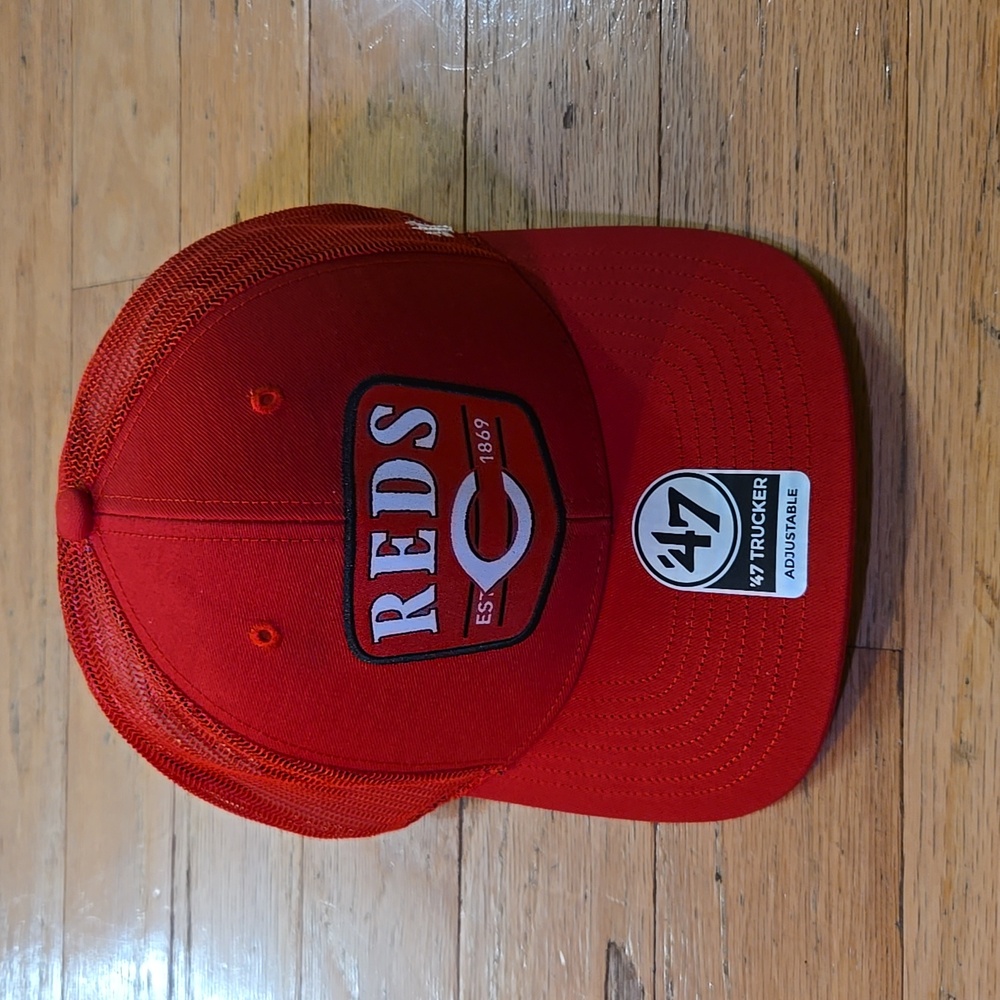 '47 Brand Cincinnati Reds Trucker Snapback Cap